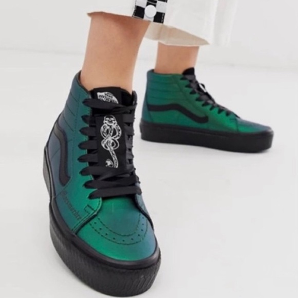 Vans X Harry Potter Sk-8 Hi Platform Dark Arts - Picture 2 of 15